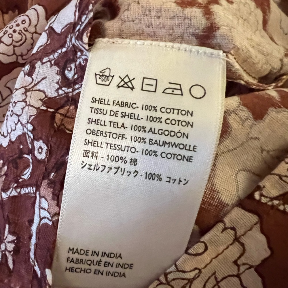 CLEOBELLA Nasir Button Up Shirt Floral Top Organic Cotton Blouse NWT Large - Picture 10 of 14
